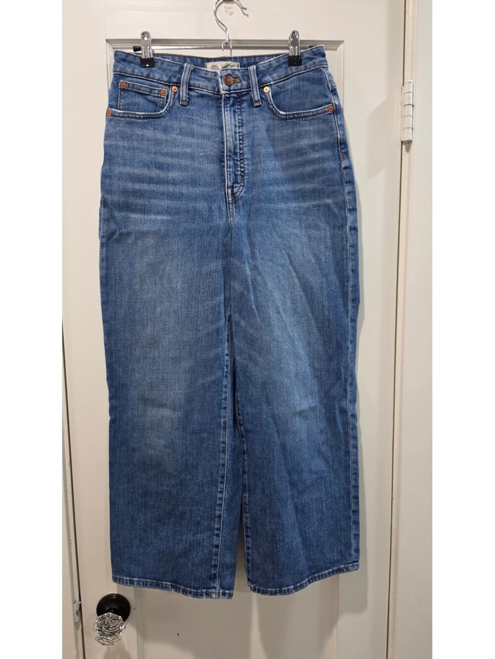 Madewell Curvy Slim Wide Leg Jeans Size 27
